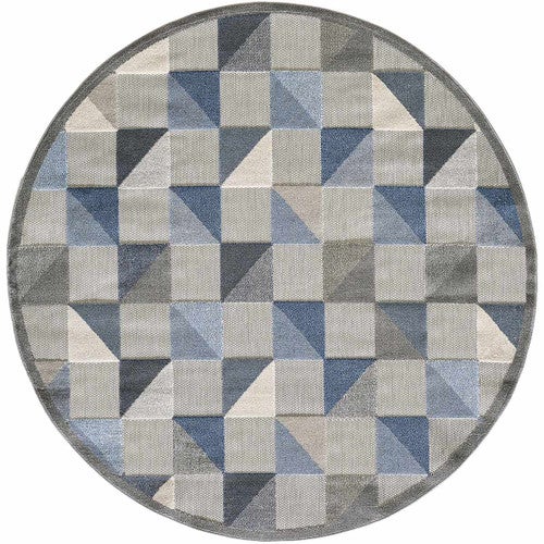 New Bedford Indoor/Outdoor Rug - 8 Ft. Round
