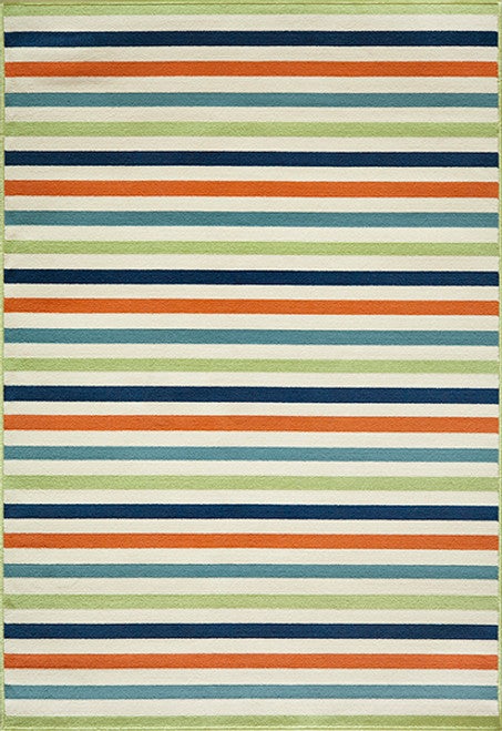 Baja Multi Stripe Rug - 7 x 10