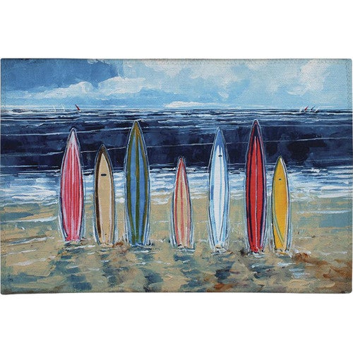 Surfboard Row Chenille Rug - 5 x 7 - OUT OF STOCK UNTIL 08/06/2025