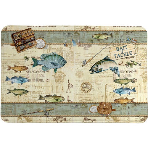 Fishing Lures Memory Foam Rug