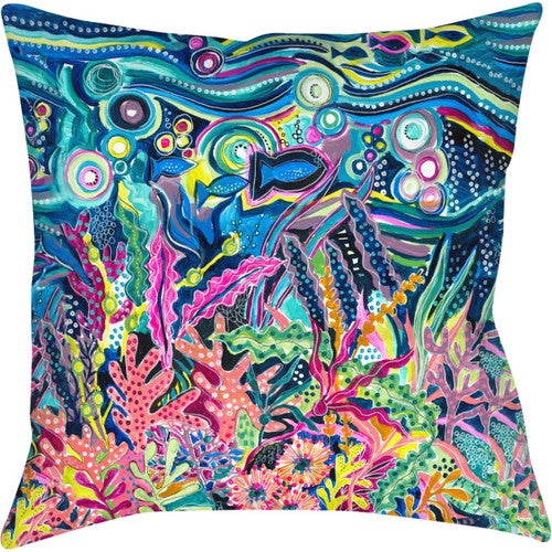 Ocean Fiesta Outdoor Pillow