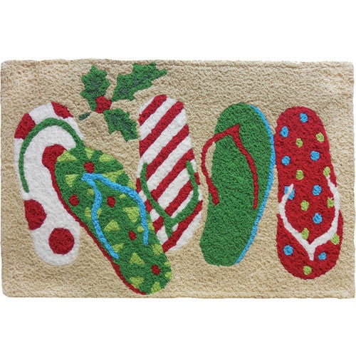 Holiday Flip Flops Indoor/Outdoor Rug
