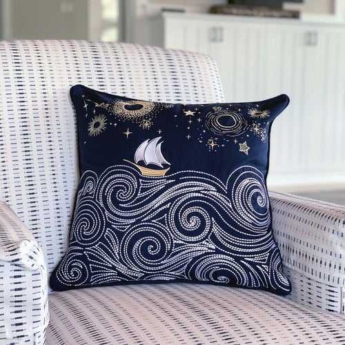 Starry Sea Indoor/Outdoor Pillow