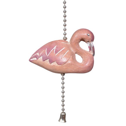 Pink Flamingo Fan Pull