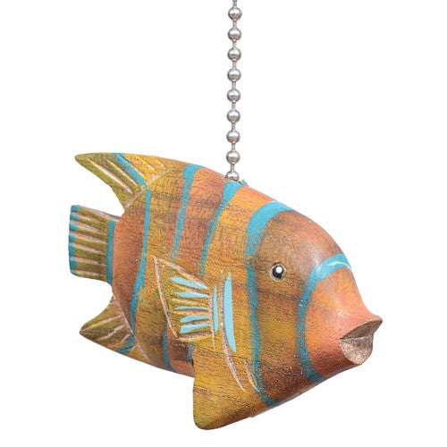 Tropical Angelfish Fan Pull
