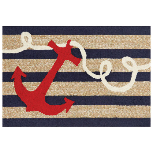 Adrift Anchor Rug - 4 x 6