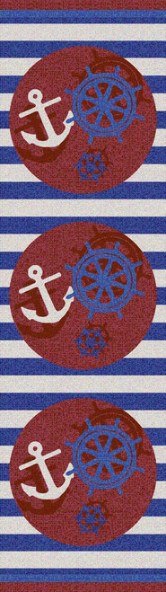 Nautical Voyage Rug - 2 x 8