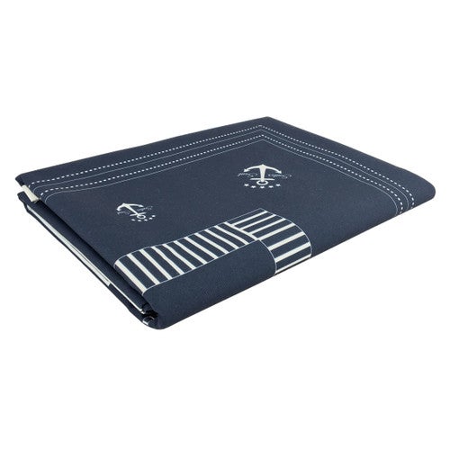 Anchor Cobalt Tablecloth - Large - OUT OF STOCK UNTIL 08/25/2025