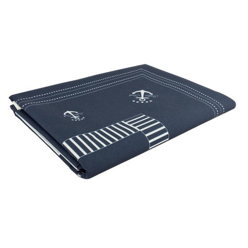 Anchor Cobalt Tablecloth - Small
