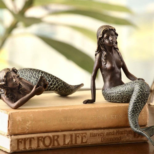 Sea Siren Shelf Sitters - Set of 2