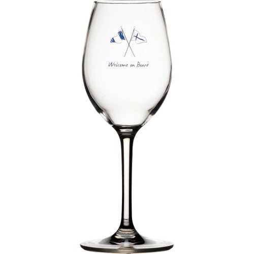 Nautical Welcome Non-Slip Wine Glass - Set of 6 - OUT OF STOCK UNTIL 06/26/2025