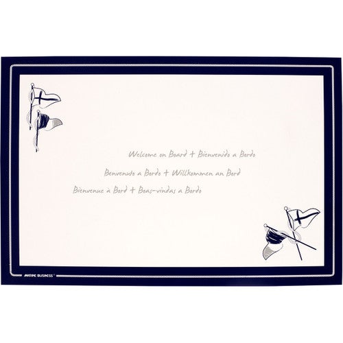 Nautical Welcome Placemats - Set of 6 - OUT OF STOCK UNTIL 06/18/2025