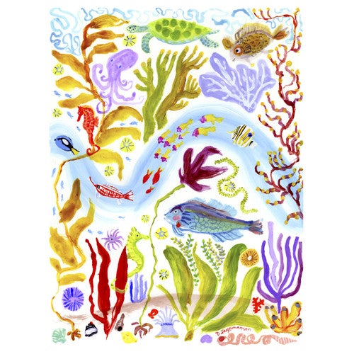 Caribbean Sealife Canvas Art