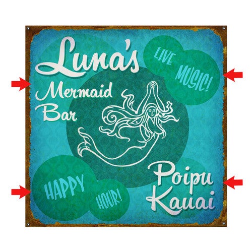 G Mermaid Bar Personalized Signs