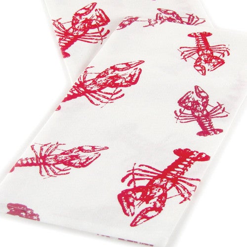 Lobster Dance Kitchen Towels - Set of 2