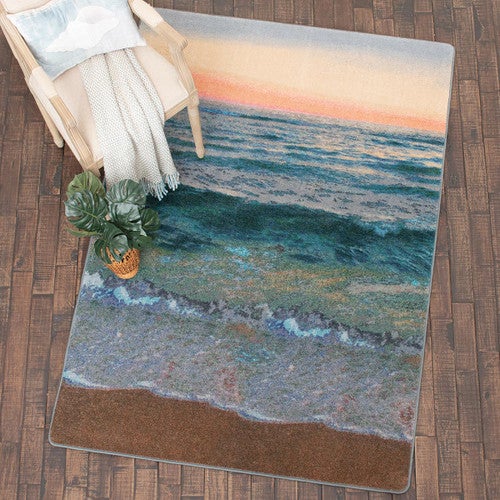 Coastal Twilight Beach Rug Collection