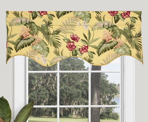 Sunny Island Scalloped Filler Valance - OUT OF STOCK UNTIL 09/15/2025
