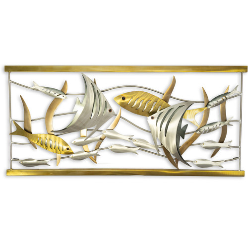 Aquarium Scene Horizontal Metal Wall Art