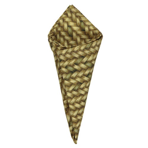 Tropical Noir Basketweave Napkins - Set of 4