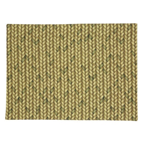 Tropical Noir Basketweave Placemats - Set of 4
