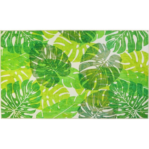 Monstera Leaves Rug - 3 x 5