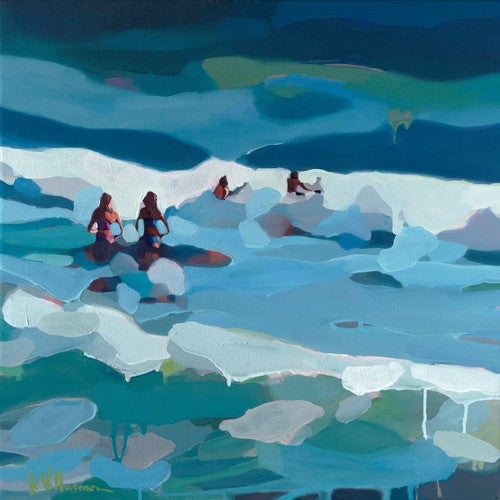 Hitting the Surf Canvas Wall Art