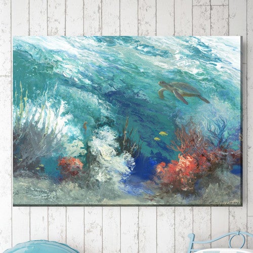 Coral Reef Splendor Outdoor Wall Art