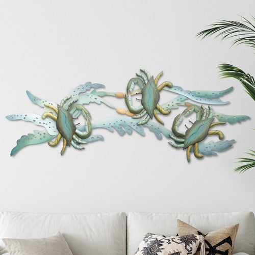 Blue Crab Kelp Wall Art
