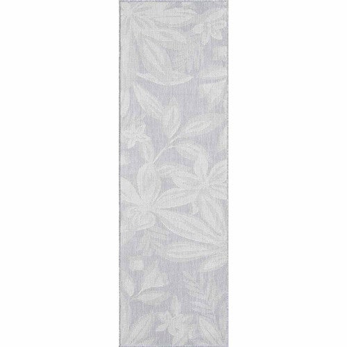 Fiji Flowers Gray Rug - 3 x 10