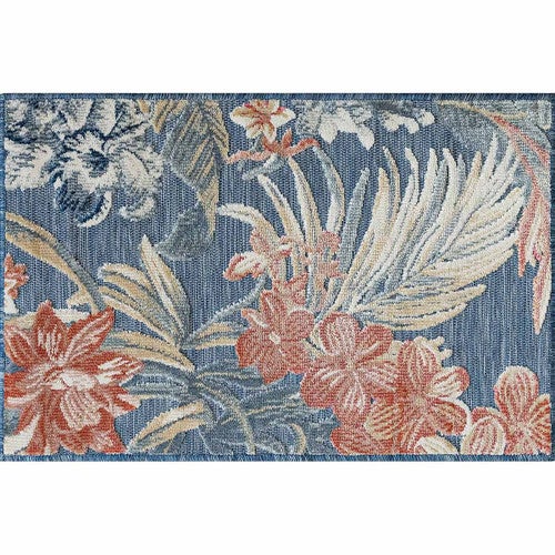 Cozumel Flowers Indoor/Outdoor Rug - 2 x 3
