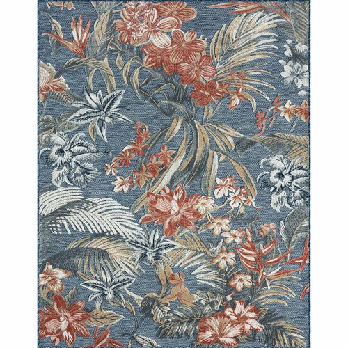Cozumel Flowers Indoor/Outdoor Rug - 5 x 7