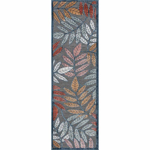 Bahama Fronds Indoor/Outdoor Rug - 2 x 7