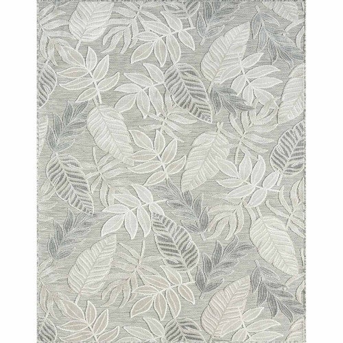 Gray Palms Indoor/Outdoor Rug - 5 x 7