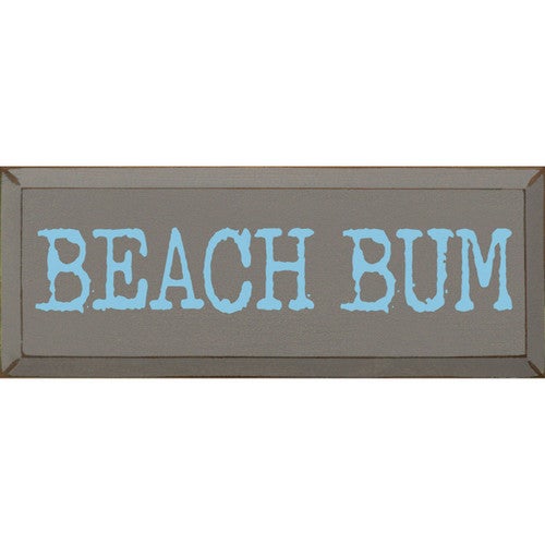 Beach Bum Wood Sign