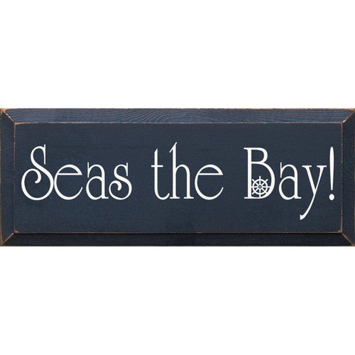 Nautical Bay Wood Sign