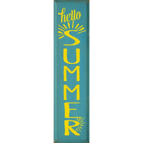 Sunny Summer Welcome Wood Sign