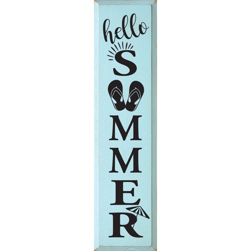 Summer Welcome Wood Sign