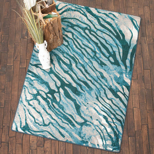 Azul Water Reflections Rug - 8 x 11