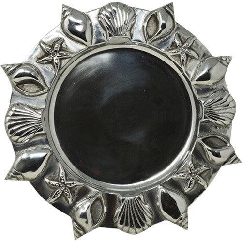 Pewter Seashell Serving Plate
