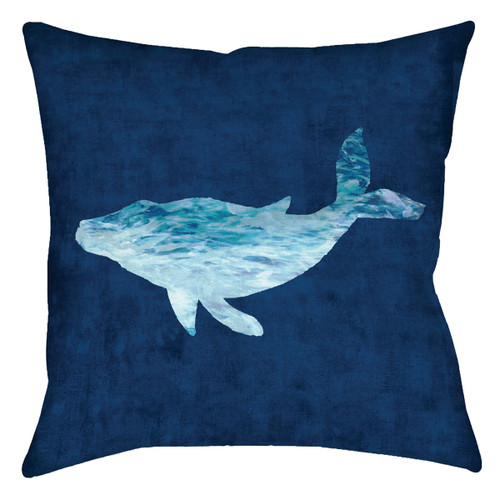 Azul Waves Whale Pillow