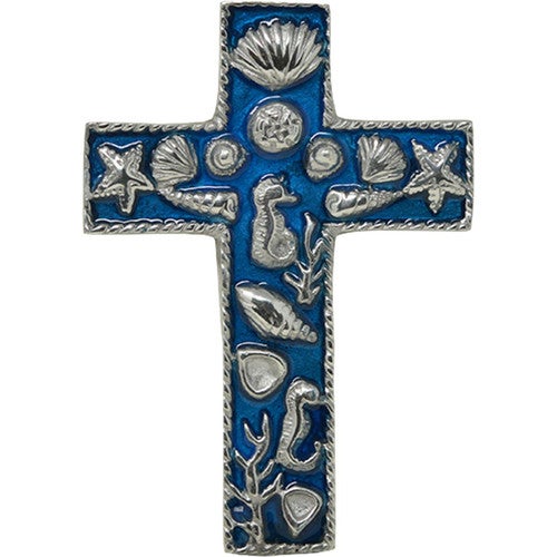 Sea Treasures Wall Cross