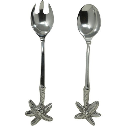 Pewter Palm Tree Spoon Set