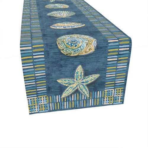 Seashell Style Table Runner - 90 Inch