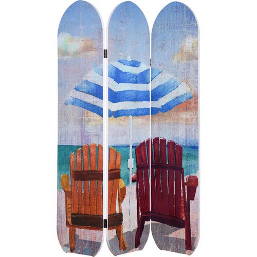 Seaside Folding Privacy Screen