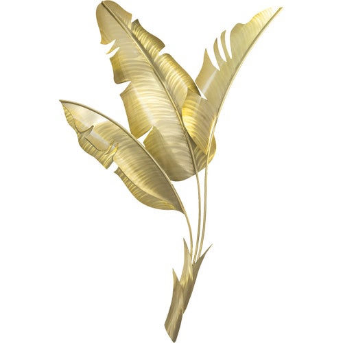 Gold Banana Leaf I Wall Decor