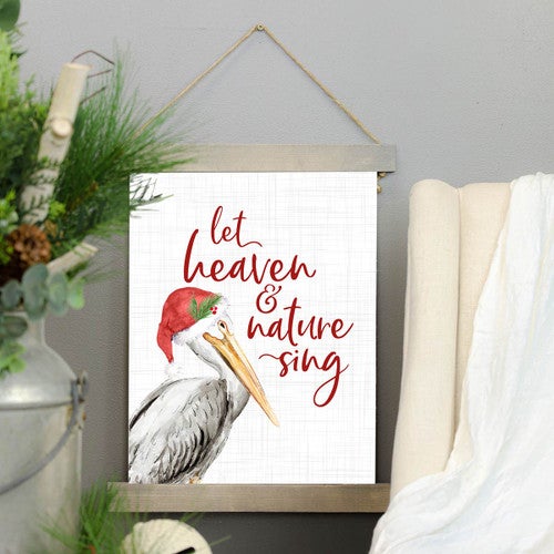 Pelican Christmas Wall Art