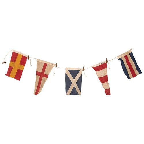 Nautical Flags String Banner - CLEARANCE