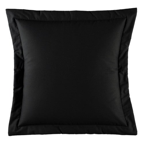 Billowing Sails Black Euro Sham
