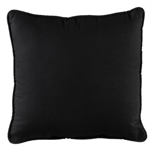 Billowing Sails Black Pillow