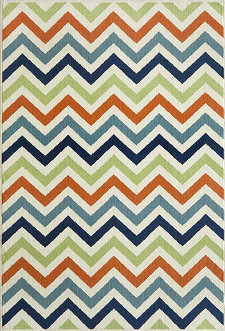 Baja Chevron Multi Rug - 5 x 8